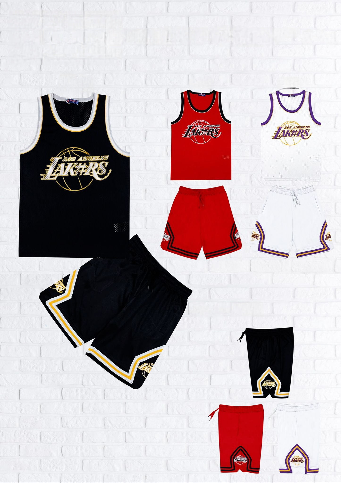 Ensemble Débardeur & Short Lakers – N°23 Édition Enfant