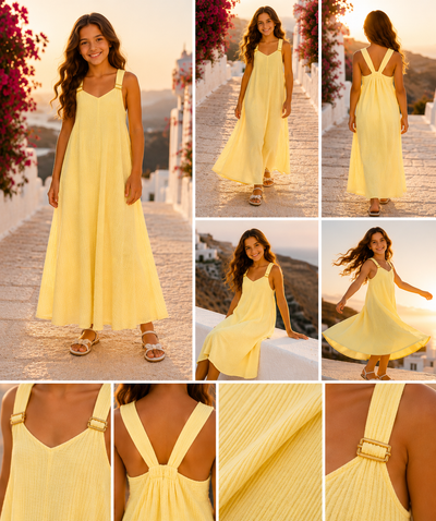 ROBE JAUNE LONGUE BOHÈME CHIC – LE COUP DE CŒUR DE L'ÉTÉ
