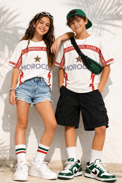 T-shirt enfant MAROCCO – Style oversize tendance été 2026