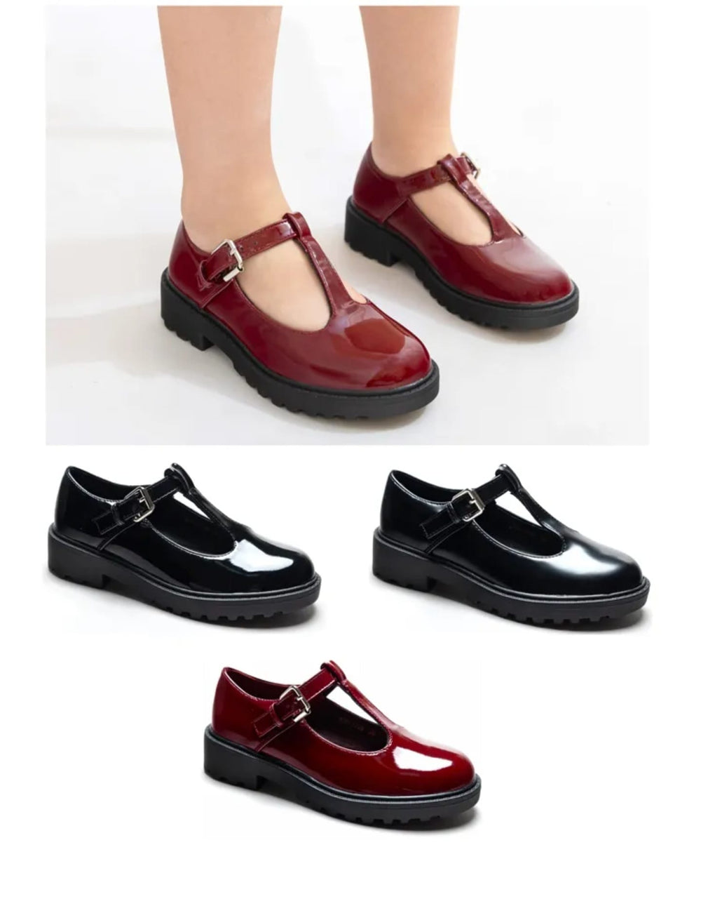 Babies vernies noires