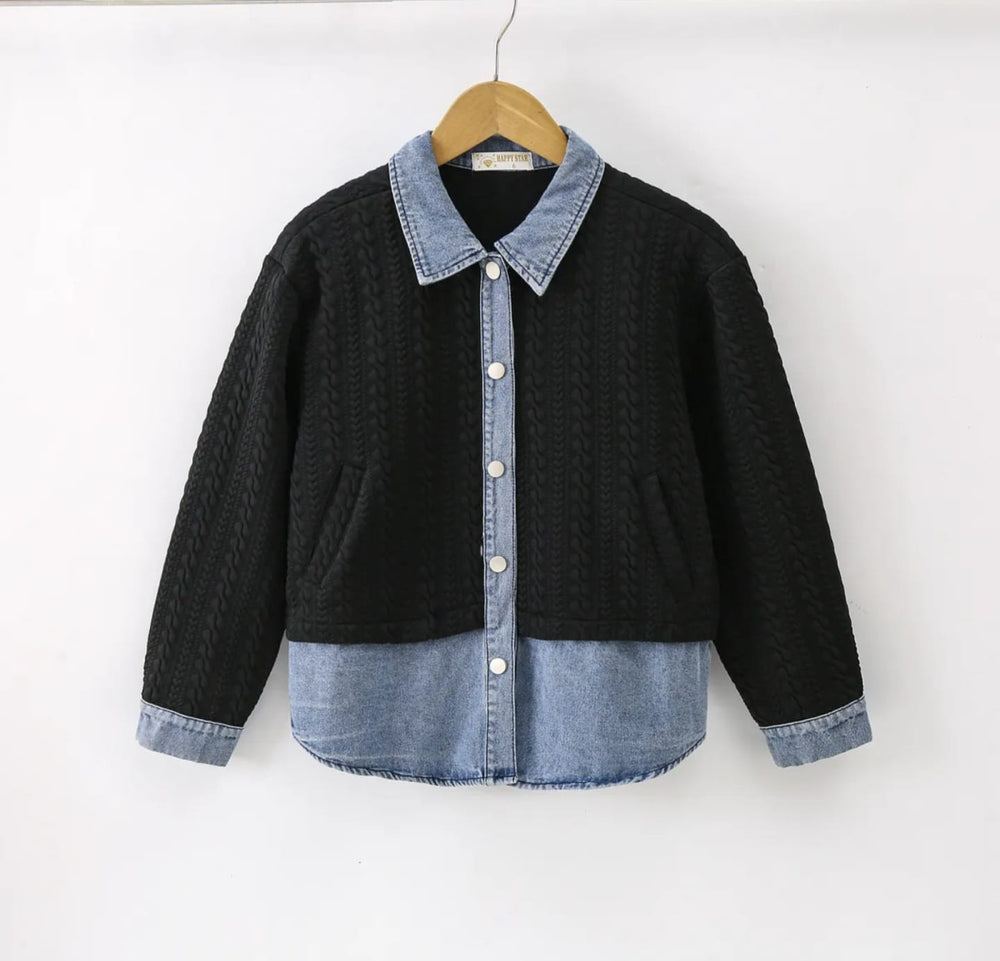 Veste matelassée noire & jean
