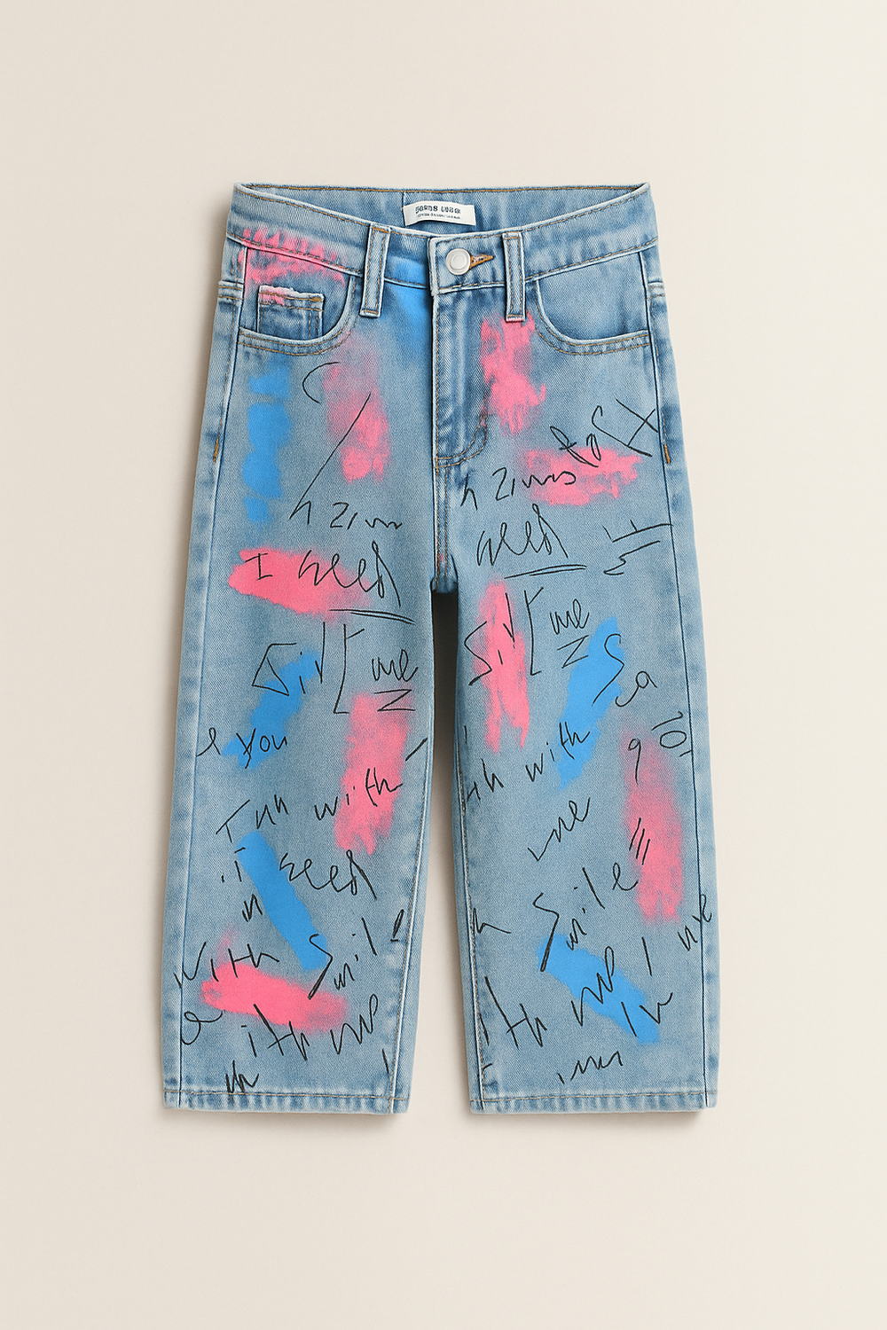 Jean Art Graffiti Enfant – Édition Street Style