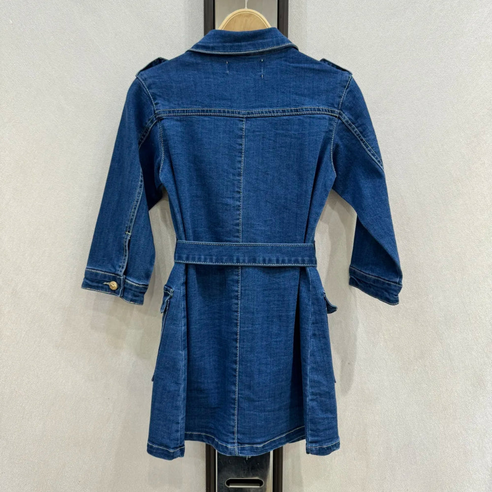 
                      
                        Robe Chemise Denim – Look Stylé pour Fille
                      
                    