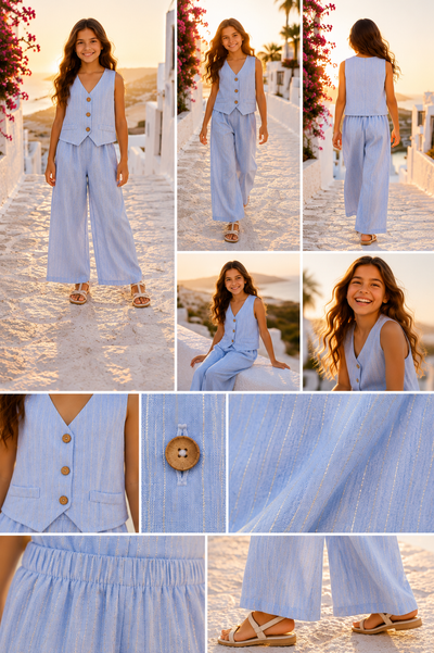 Ensemble fille tailleur