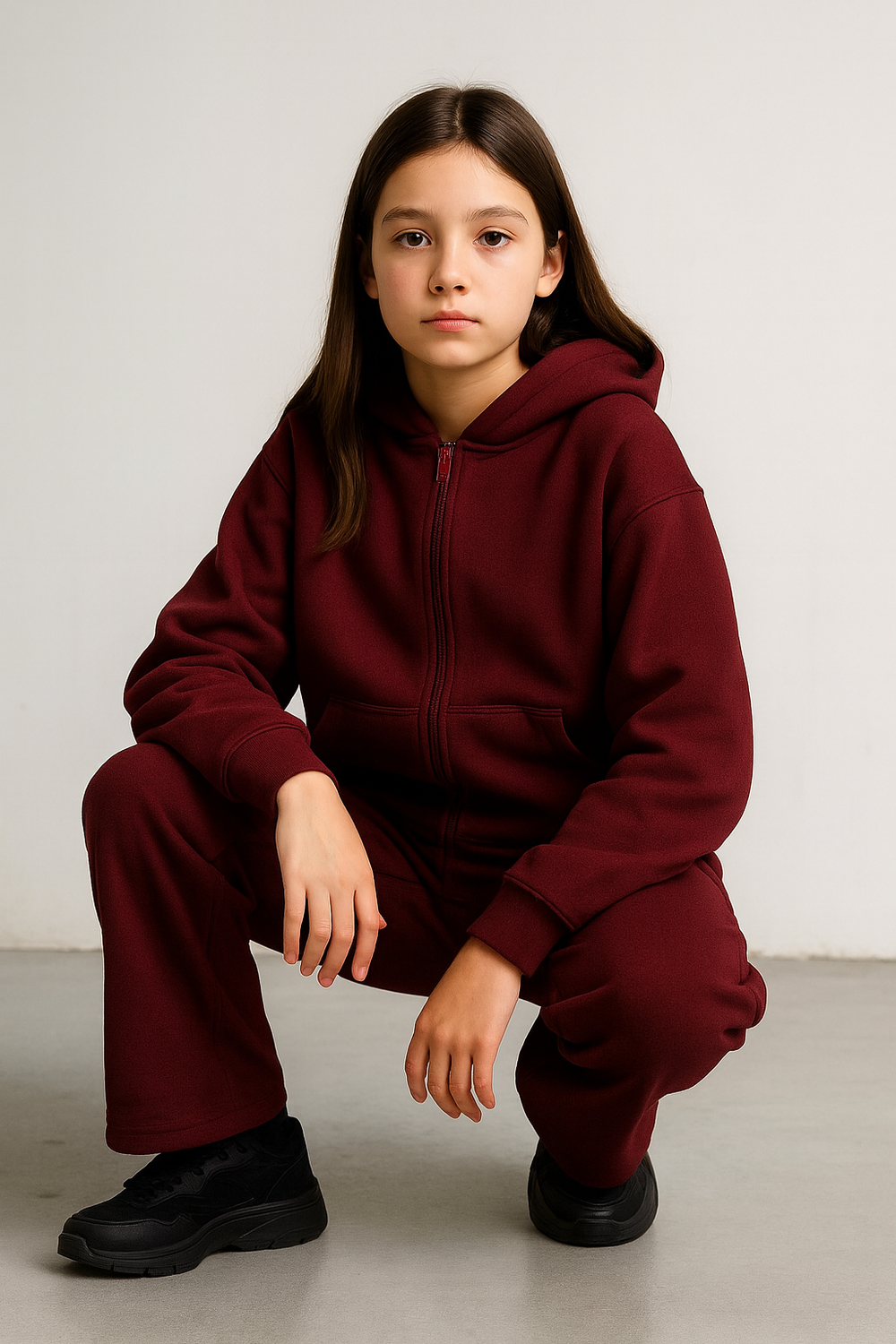 Jogging Oversize Fille – 5 couleurs Streetwear Comfort 2025