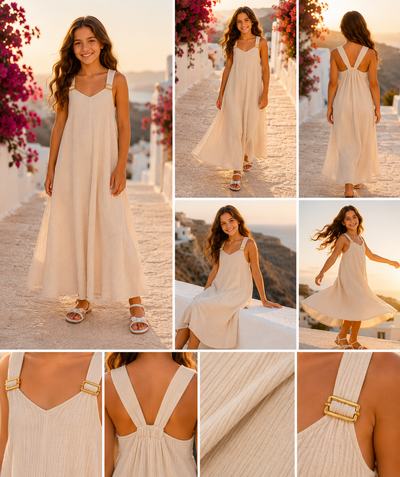 ROBE  BEIGE LONGUE BOHÈME CHIC – LE COUP DE CŒUR DE L'ÉTÉ