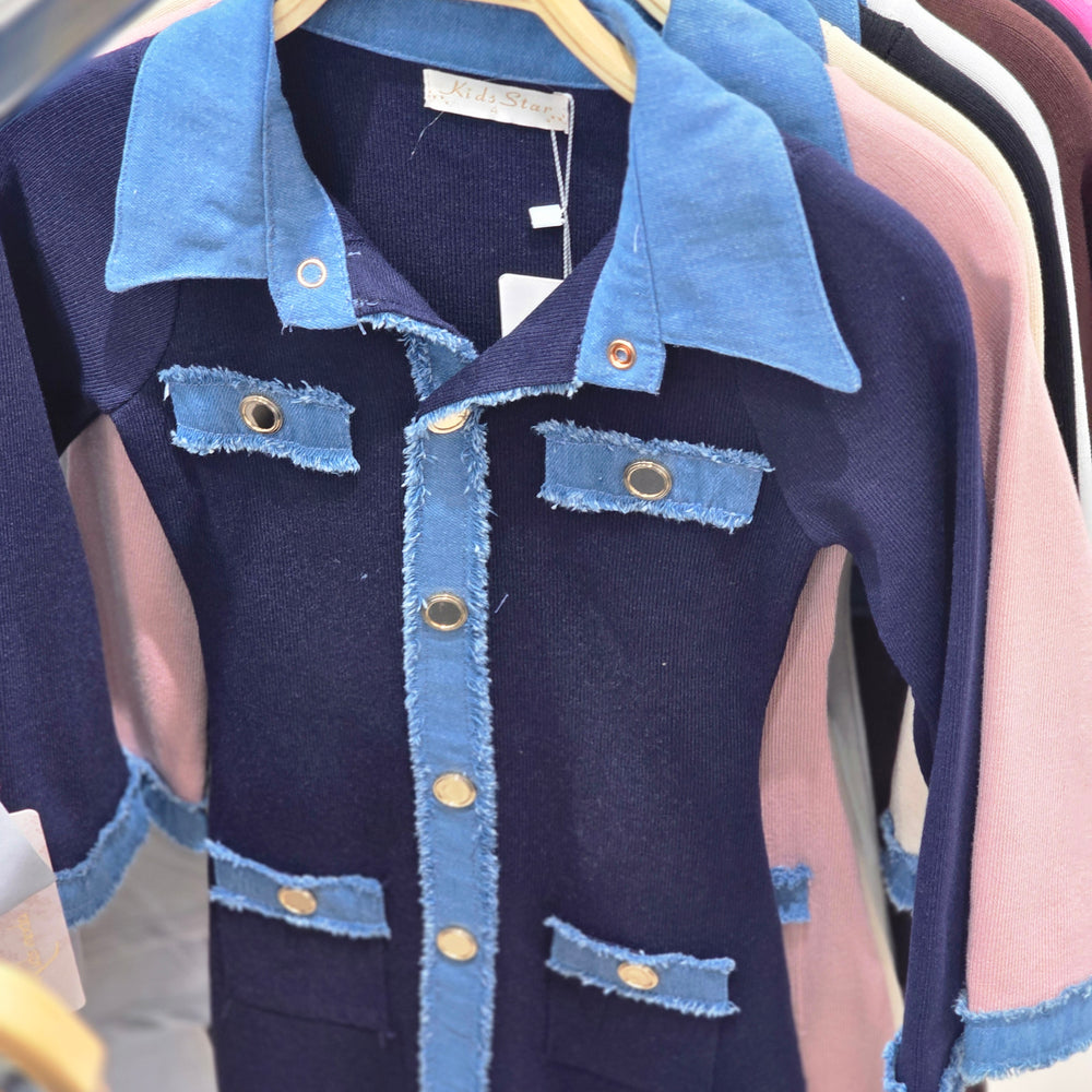 
                      
                        Robe effet jeans
                      
                    