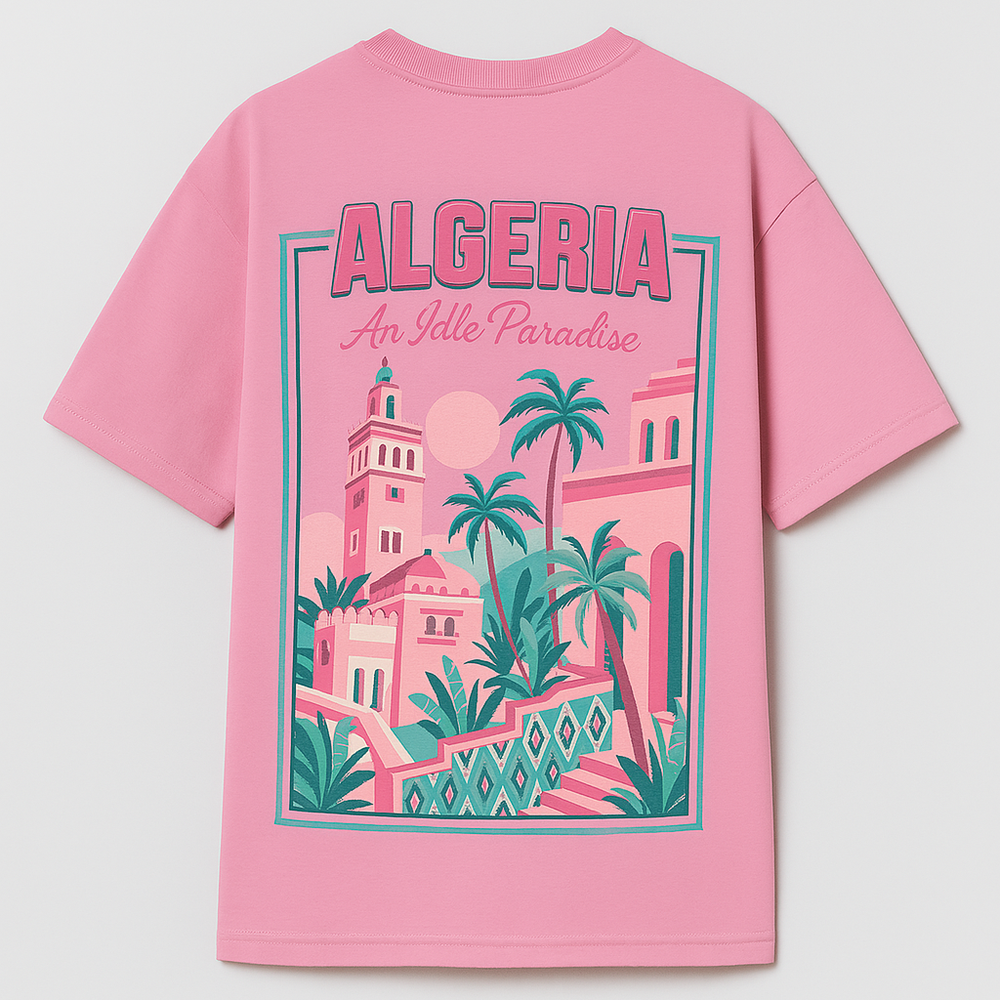 
                      
                        T-shirt ALGERIA – An Idle Paradise 4 coloris Unisexe
                      
                    