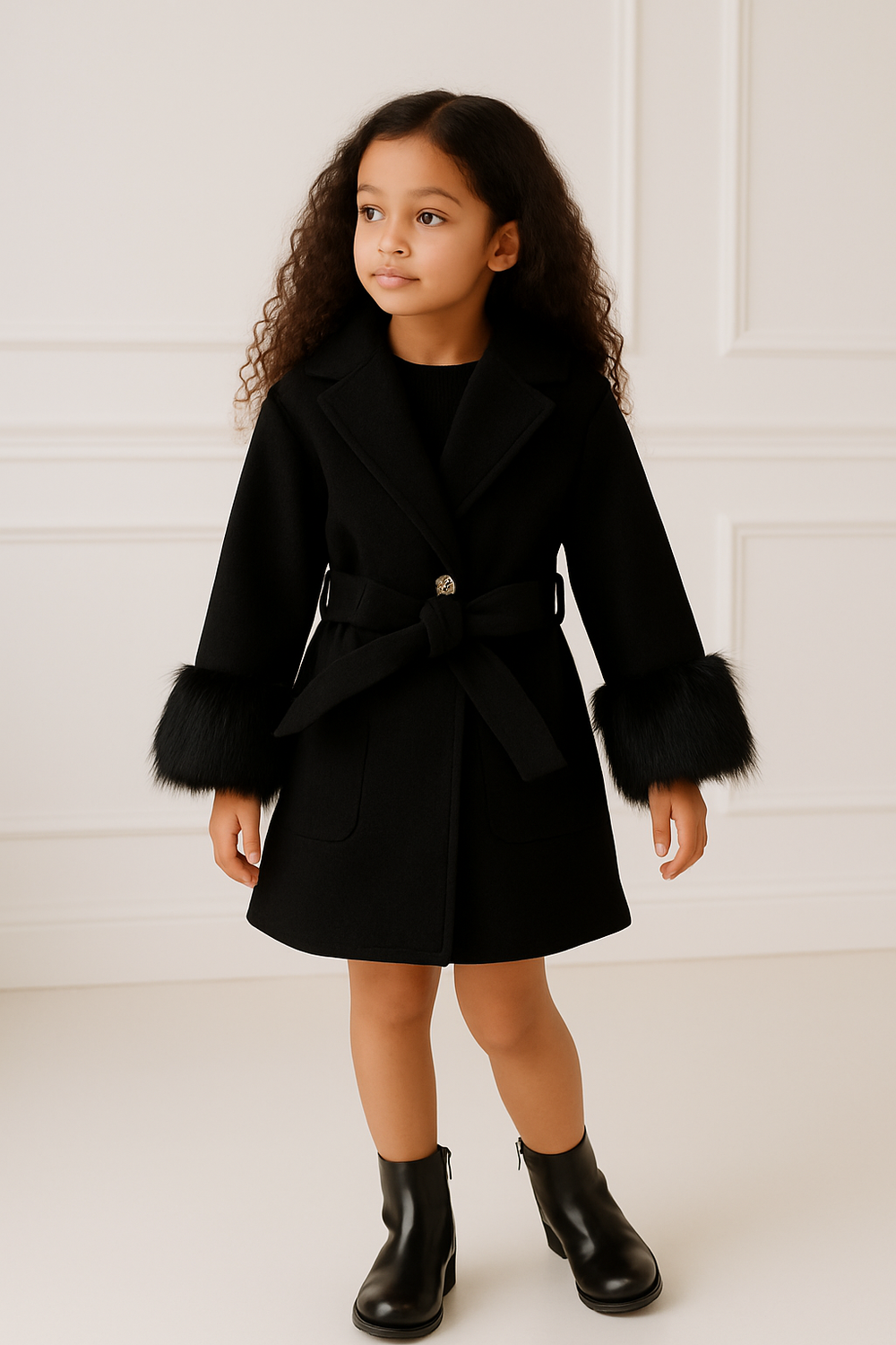 Manteau “Royal Class” Noir Intense