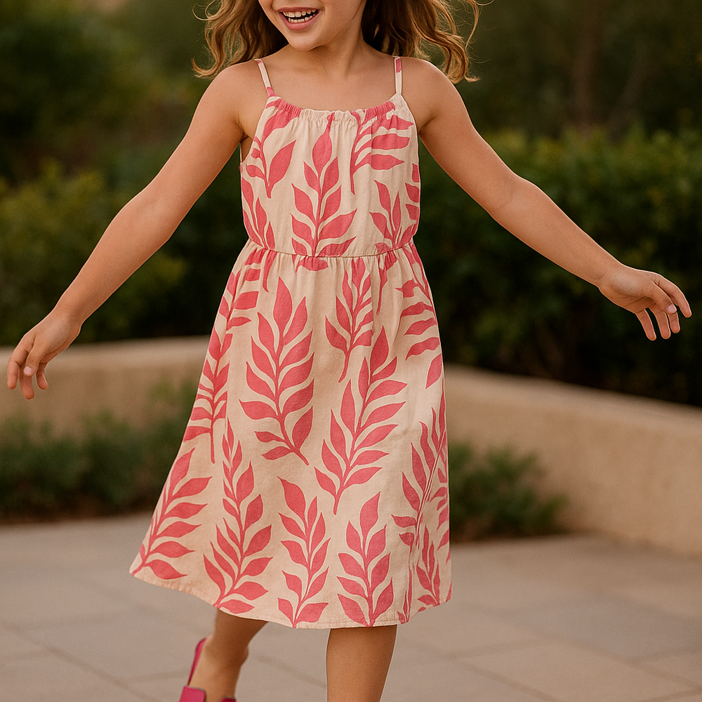 
                      
                        Robe d'été feuillage
                      
                    