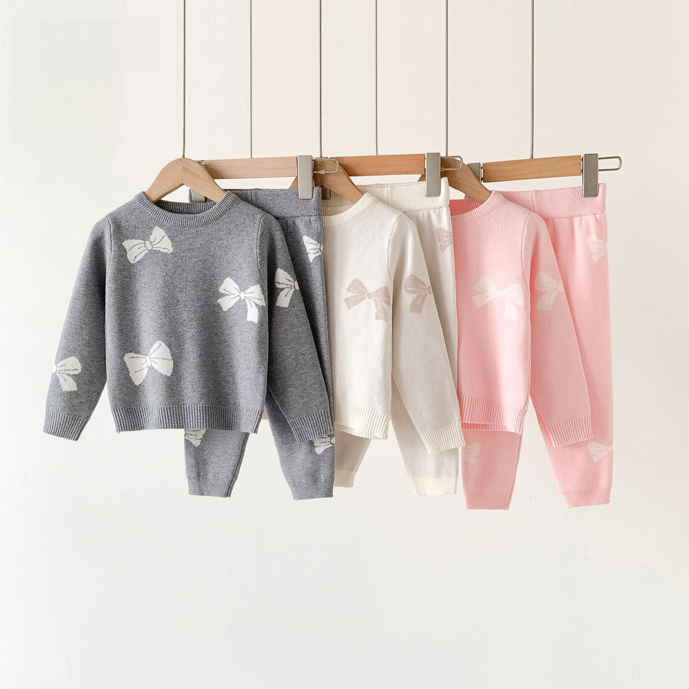 ENSEMBLE FILLE NOEUDS – CHIC & CONFORT